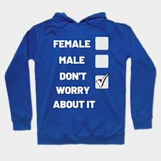 Gender Checklist Hoodie